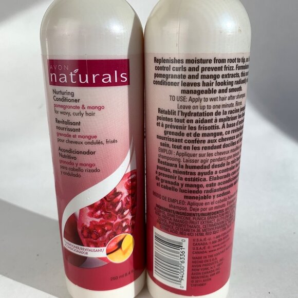 Avon Naturals Conditioner Pomegranate Mango 8.4 oz NEW - Picture 3 of 4
